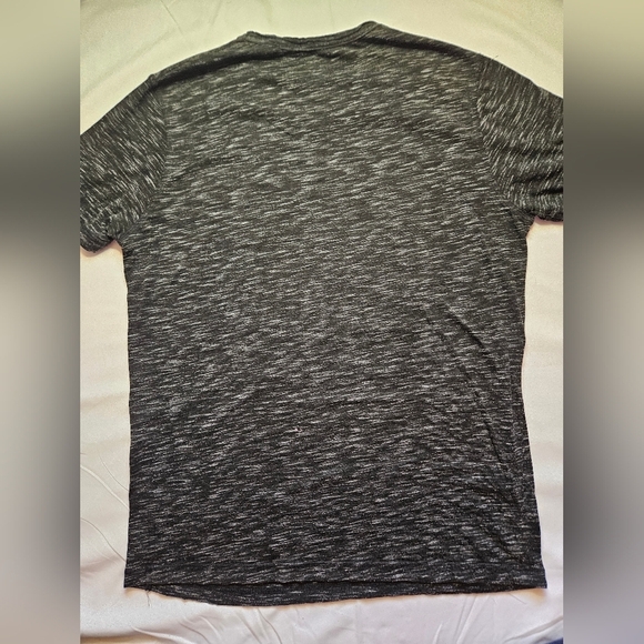 ProjekRaw Mens Gray Heathered V-neck Short Sleeve Shirt Size Small - Picture 8 of 8